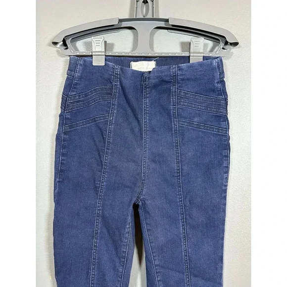 We the Free Women's Blue Denim Jeans Size 27 Feel Alright Skinny Stretch‎ Dark - Picture 2 of 10